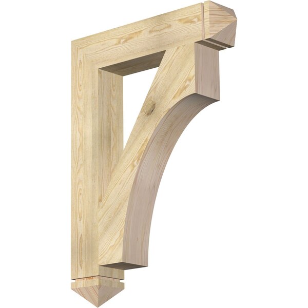 Ekena Millwork Westlake Arts & Crafts Rough Sawn Bracket, Douglas Fir, 6"W x 32"D x 44"H BKT06X32X44WTL03RDF - main
